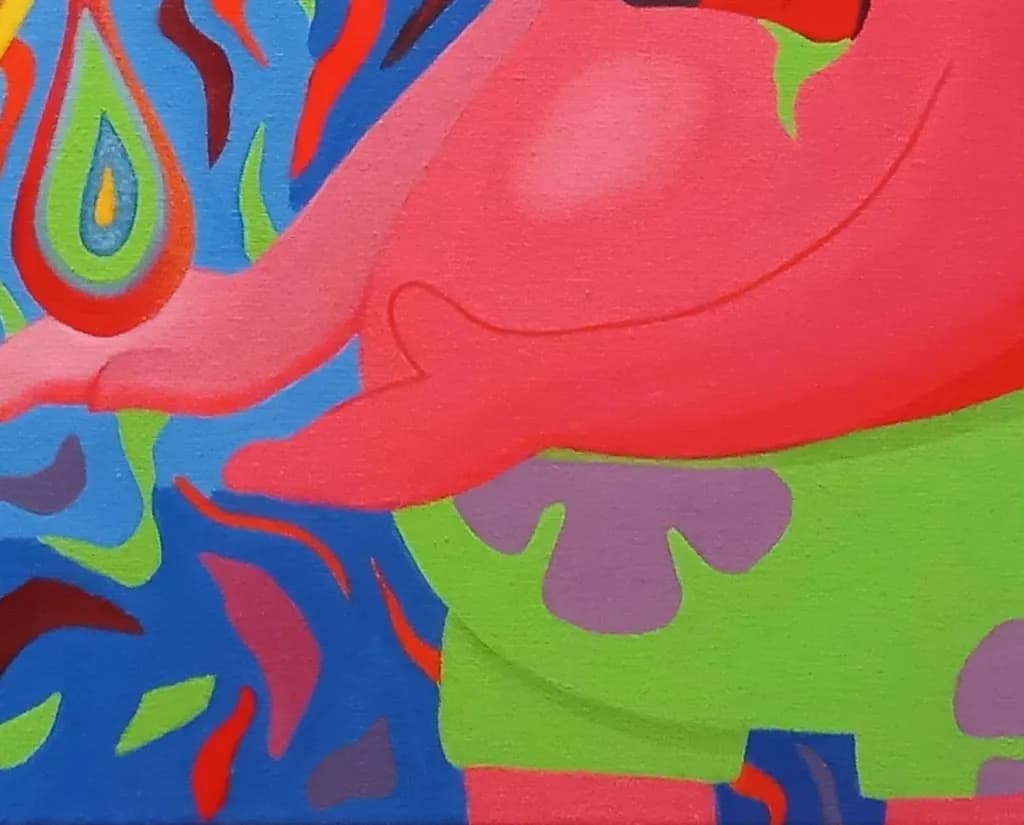 Abstract Coral Motion