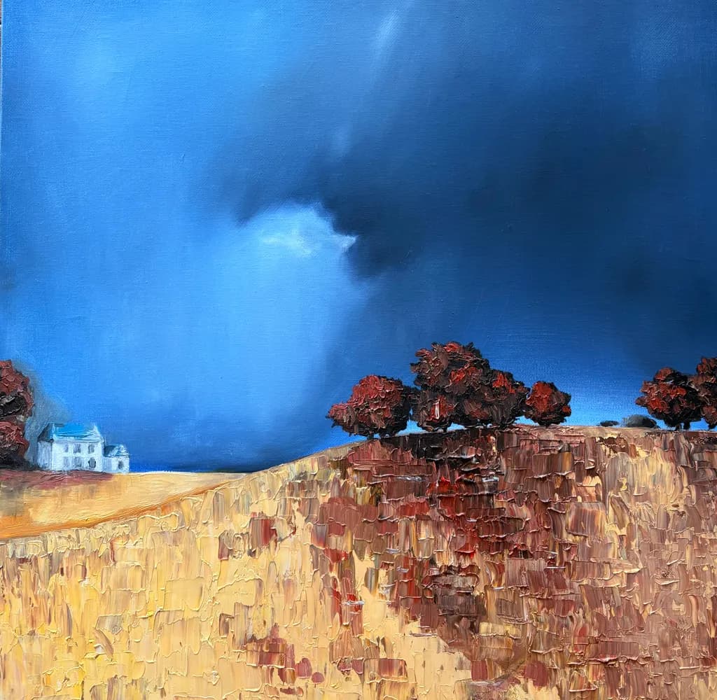 Storm Over Field