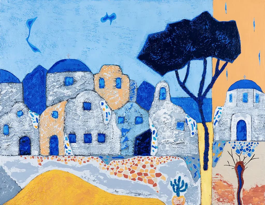 Small Village Scene