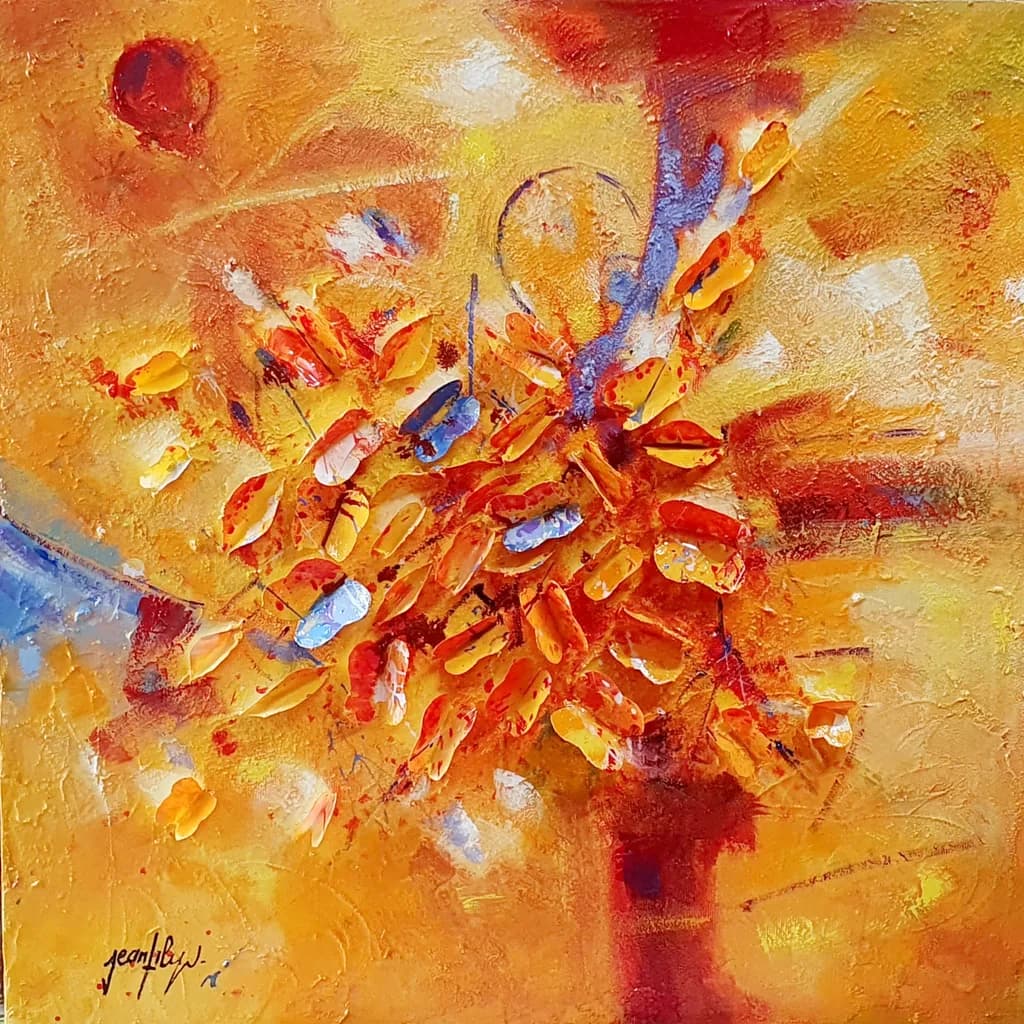Vibrant Harmony: A Dance of Color and Light in Abstract Expressionism