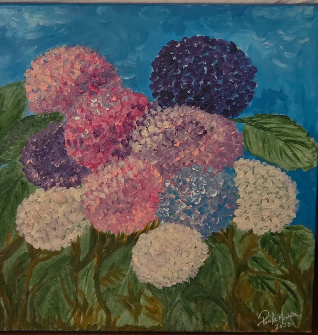 Clustered Hydrangeas