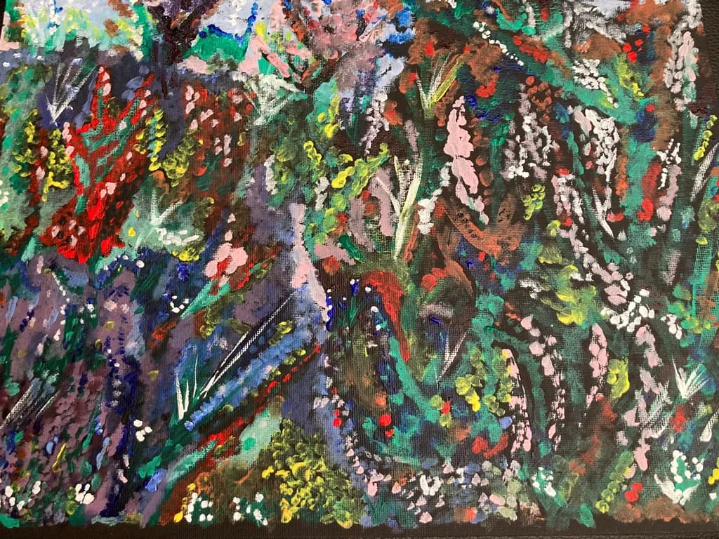 Vibrant Whispers of Nature: A Colorful Tapestry of Flora and Emotion