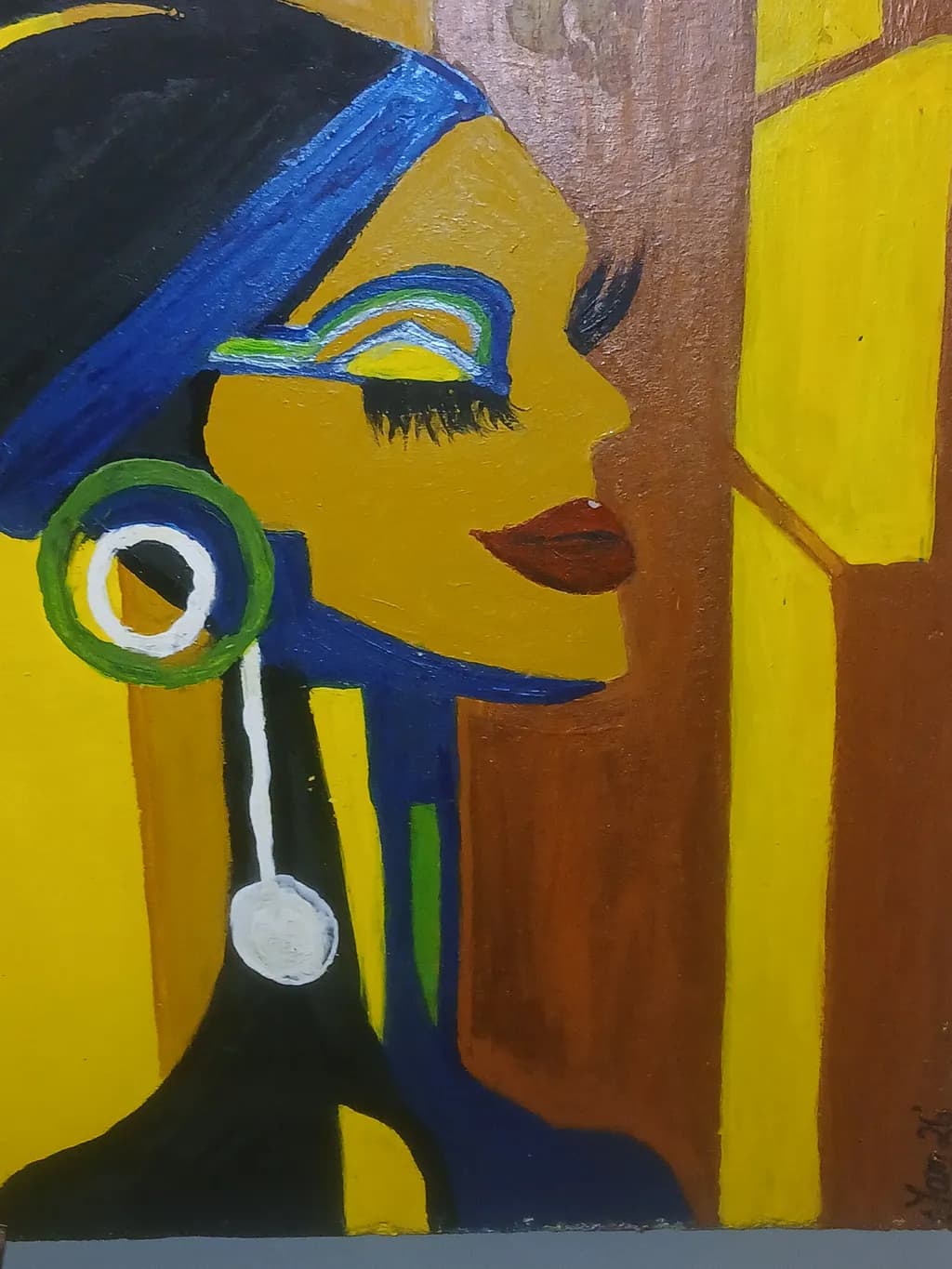 Profile in Color Blocks