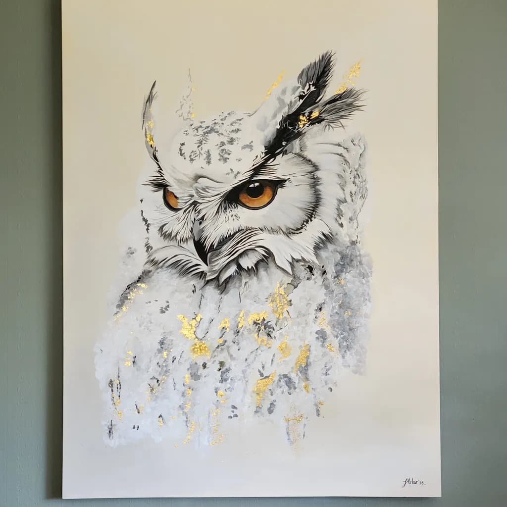 Golden Gaze Owl