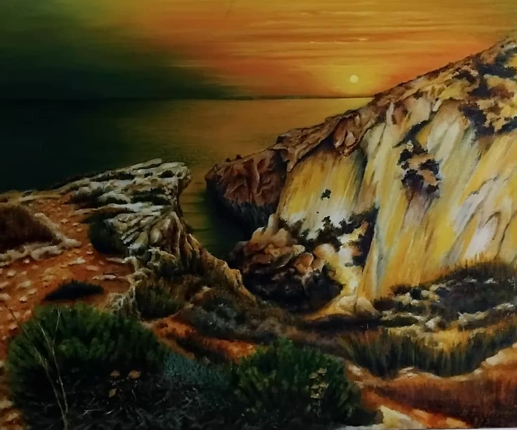 Sunlit Cliffs