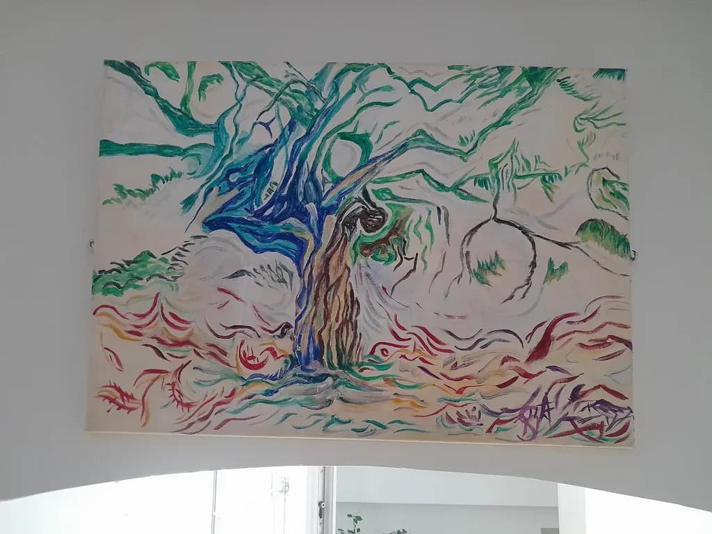 Whispers of Nature: An Abstract Expression of Life's Vibrant Essence