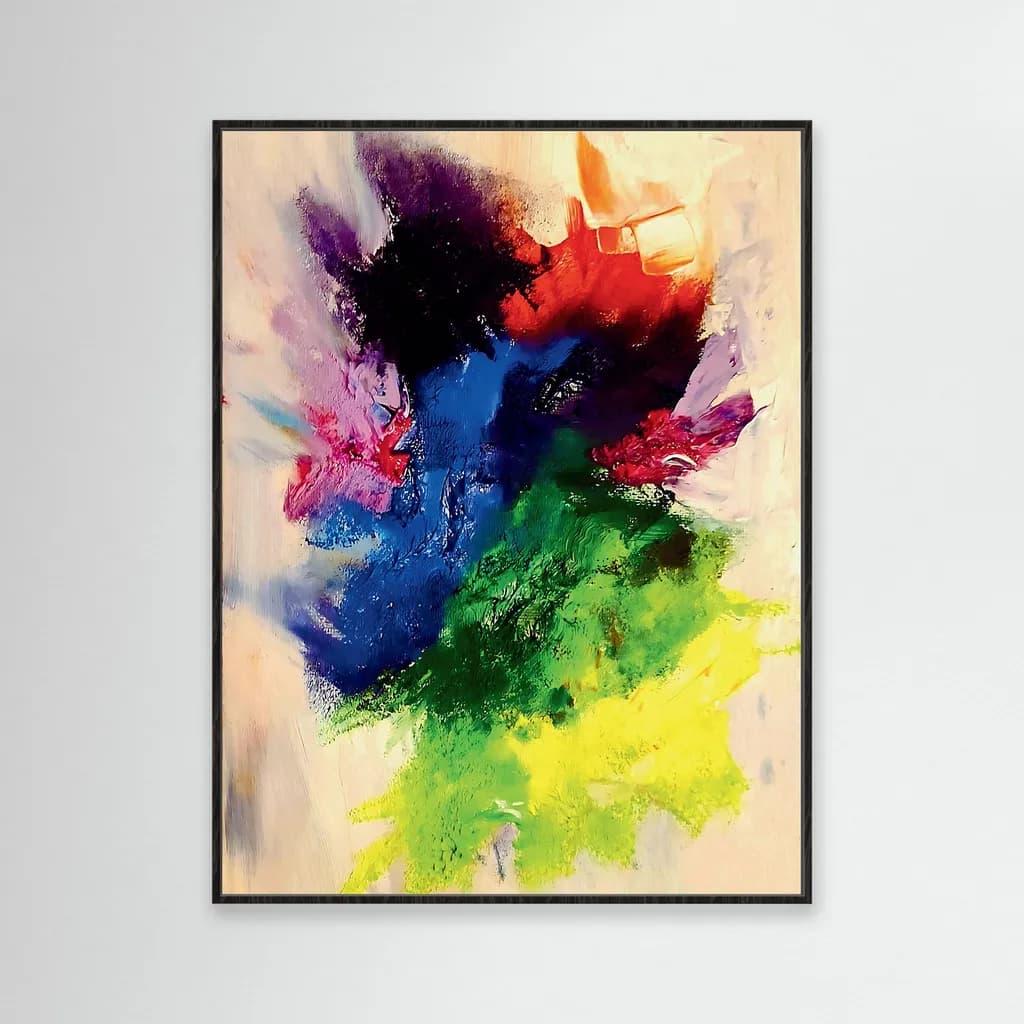 Vibrant Symphony: A Kaleidoscope of Color and Emotion in Abstract Art