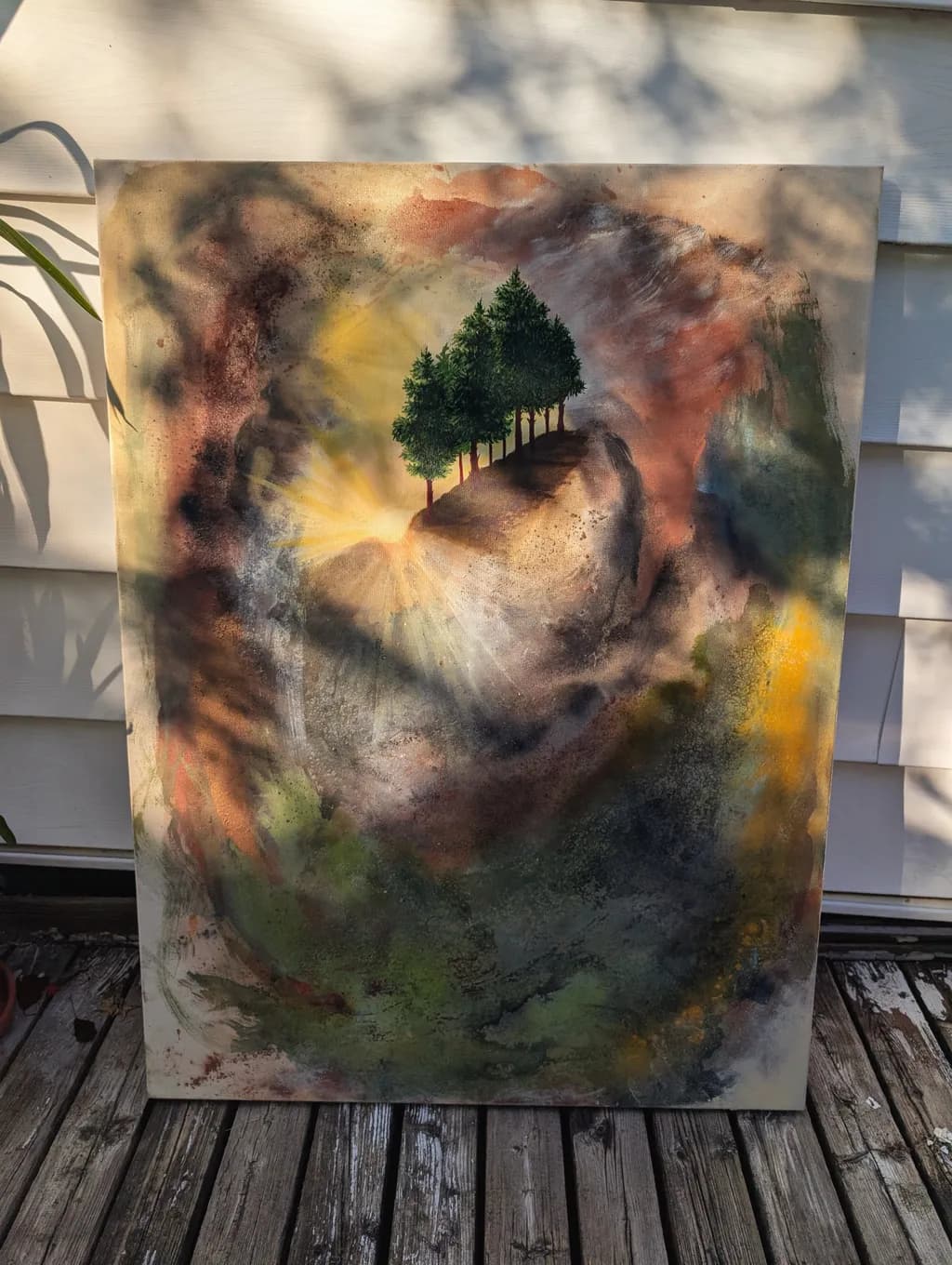 Whispers of Nature: A Serene Landscape of Resilience and Light