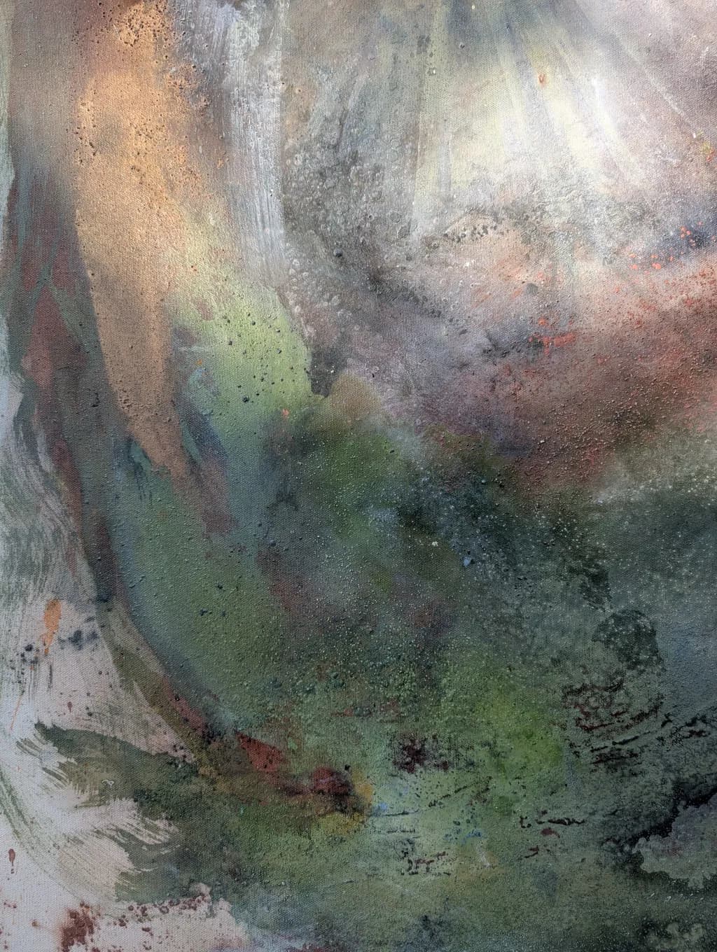 Whispers of Nature: An Abstract Journey Through Earthy Tones and Textures