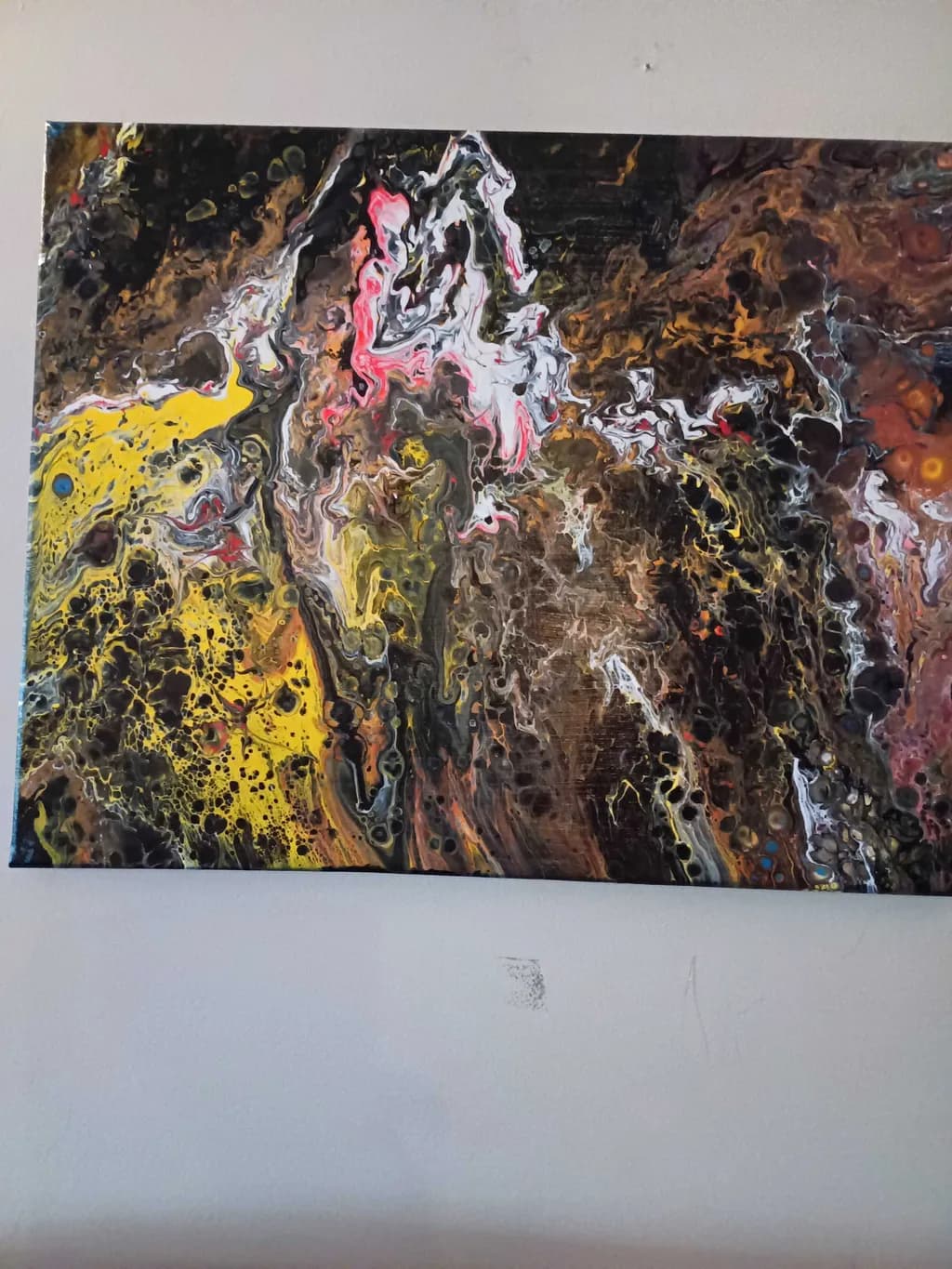Ethereal Chaos: A Dance of Color and Texture in Abstract Art