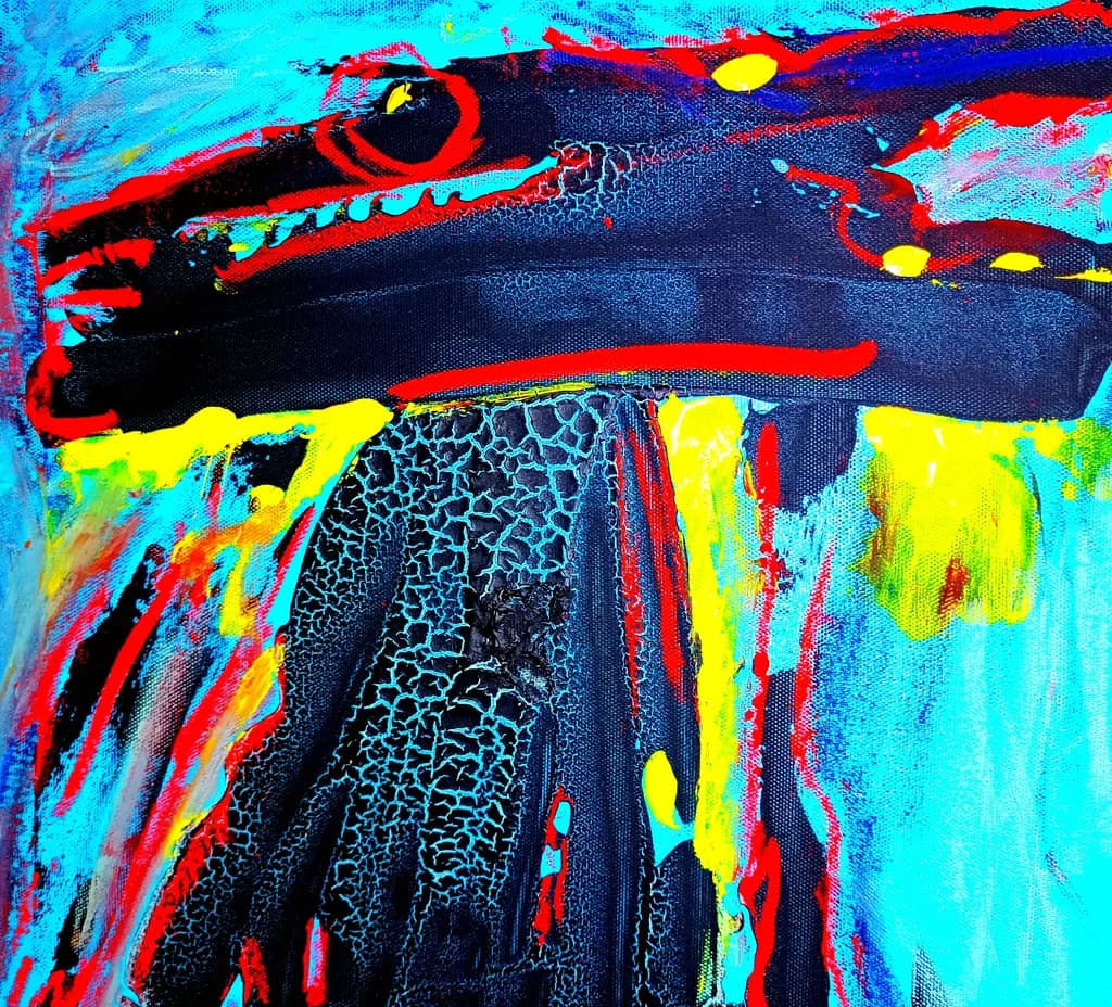 Vibrant Chaos: An Expressionistic Journey Through Color and Energy