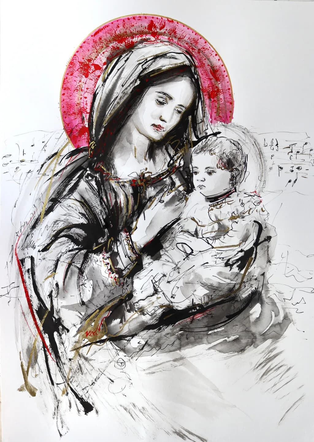 Divine Embrace: A Contemporary Interpretation of Motherhood and Faith