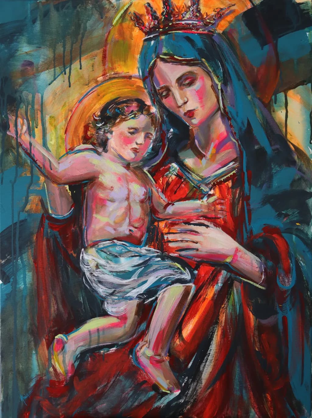 Crowned Madonna and Child