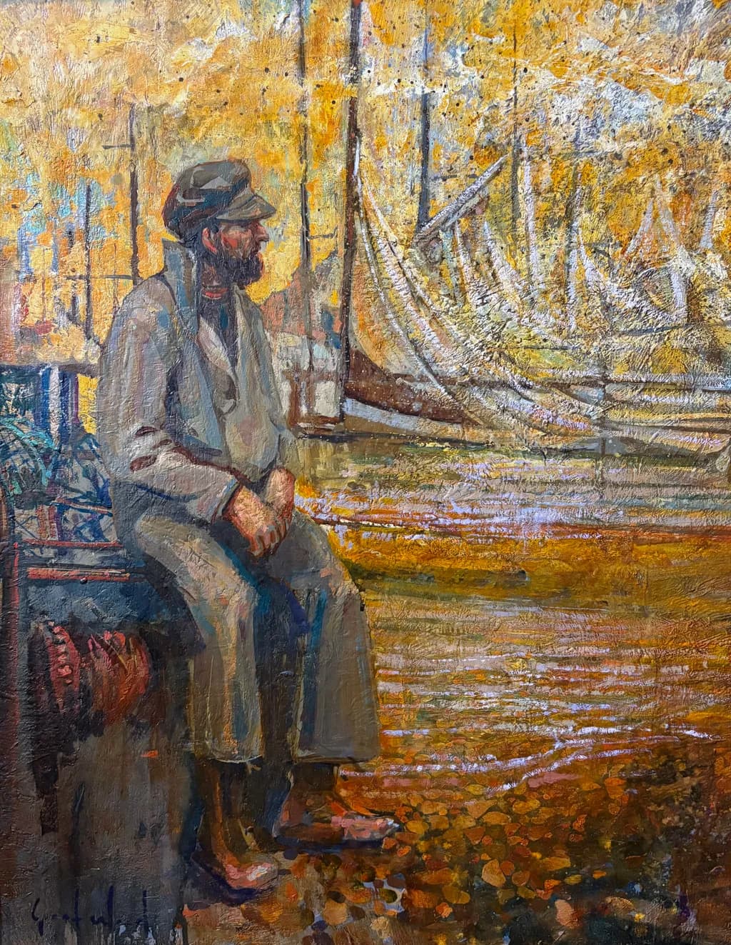 Contemplation by the Water