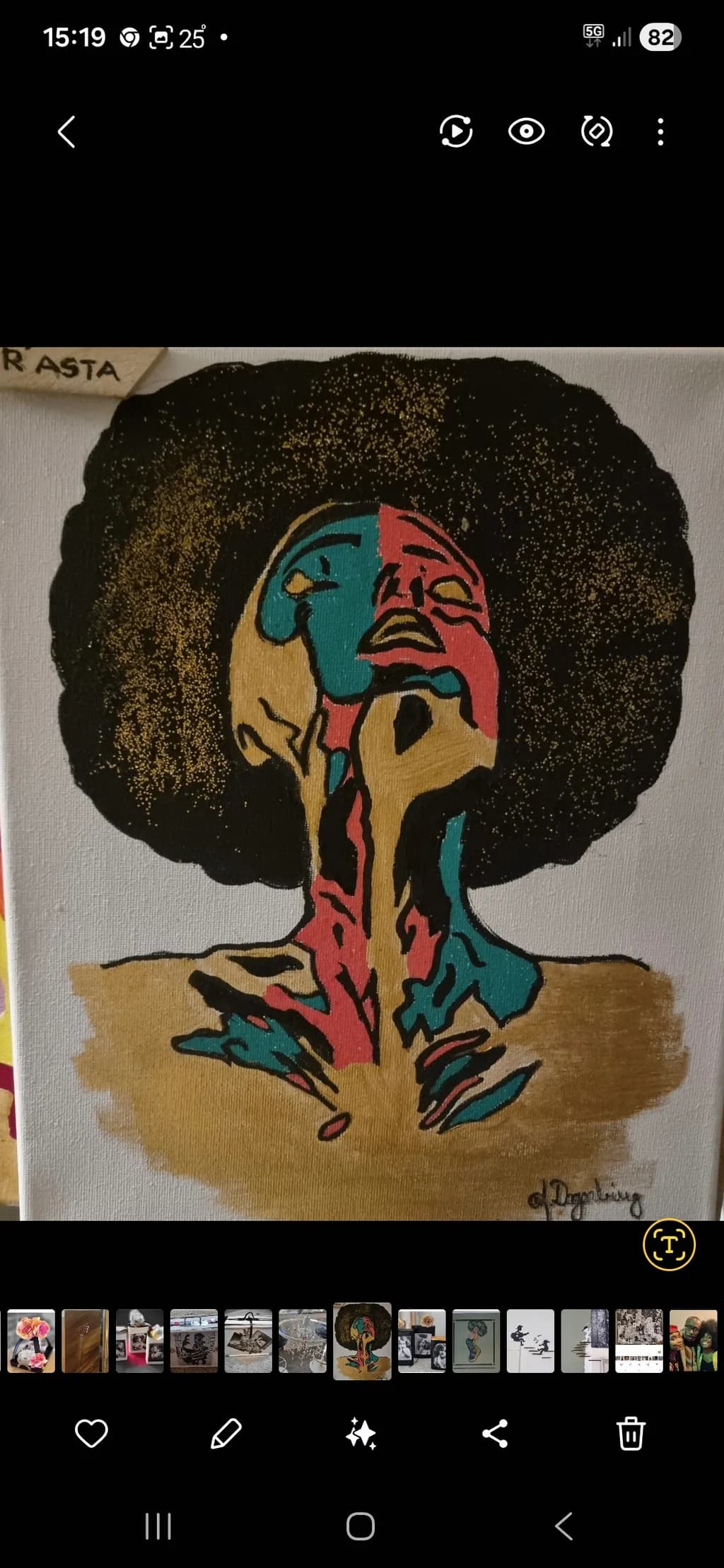 Afro Fusion Portrait