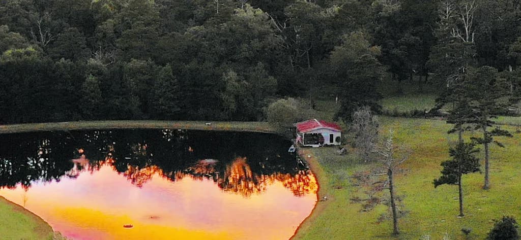Sunset Lake Reflection
