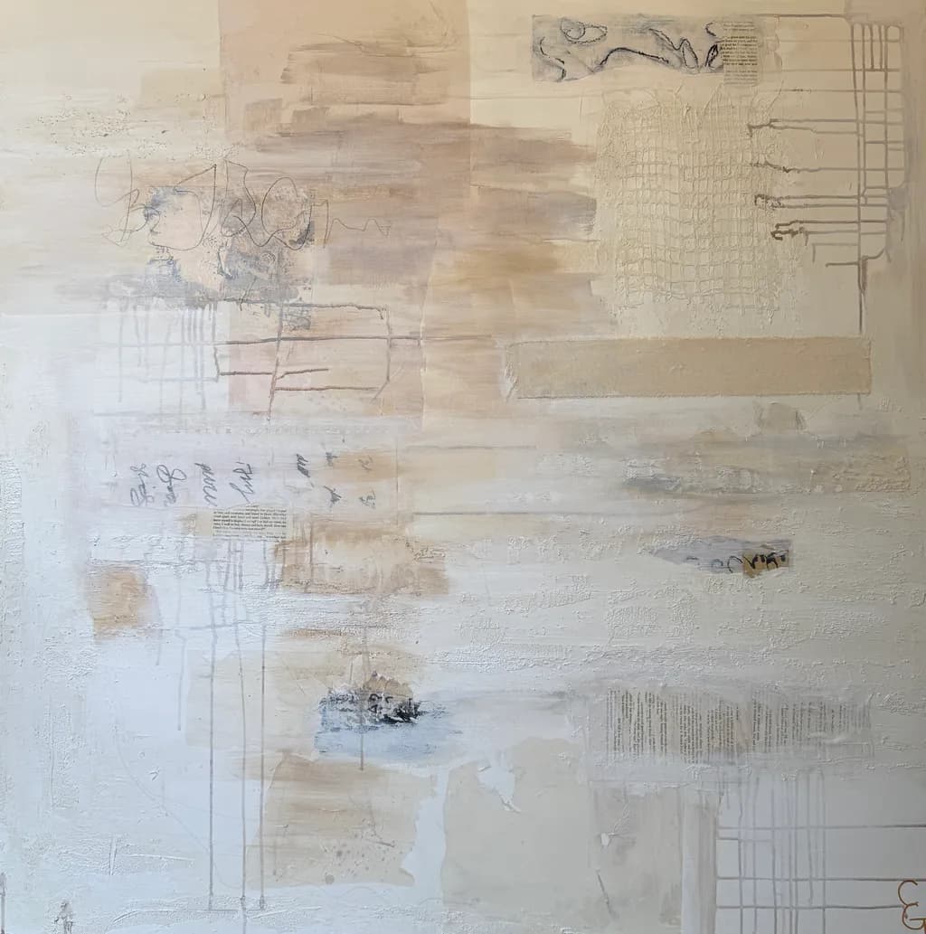Whispers of Texture: An Abstract Journey Through Layers and Light