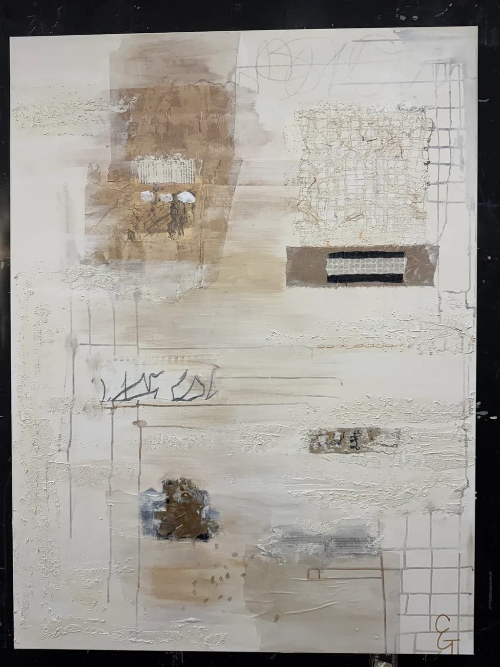 Whispers of Earth: A Textured Journey Through Neutral Tones and Subtle Layers