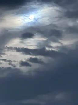 Moonlit Storm Clouds