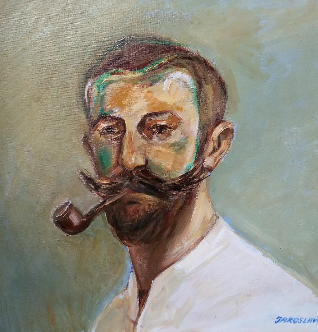 Whimsical Gaze: A Portrait of Timeless Elegance and Character