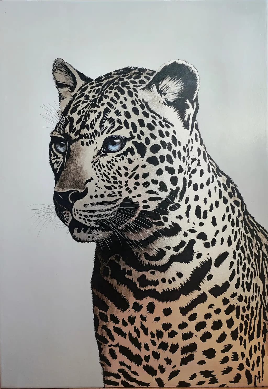 Majestic Gaze: A Portrait of the Enigmatic Leopard