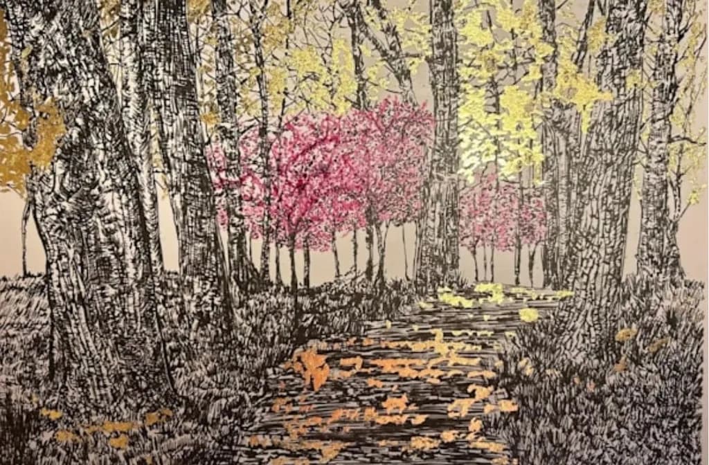 Autumn Grove Path