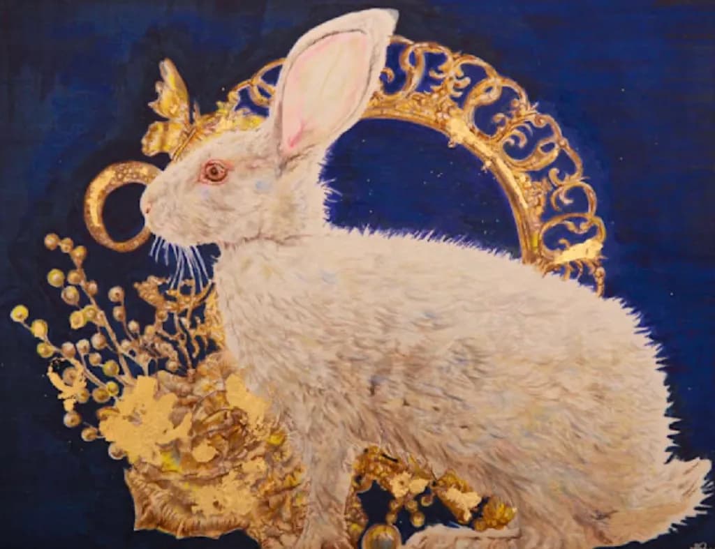 Golden Halo Rabbit