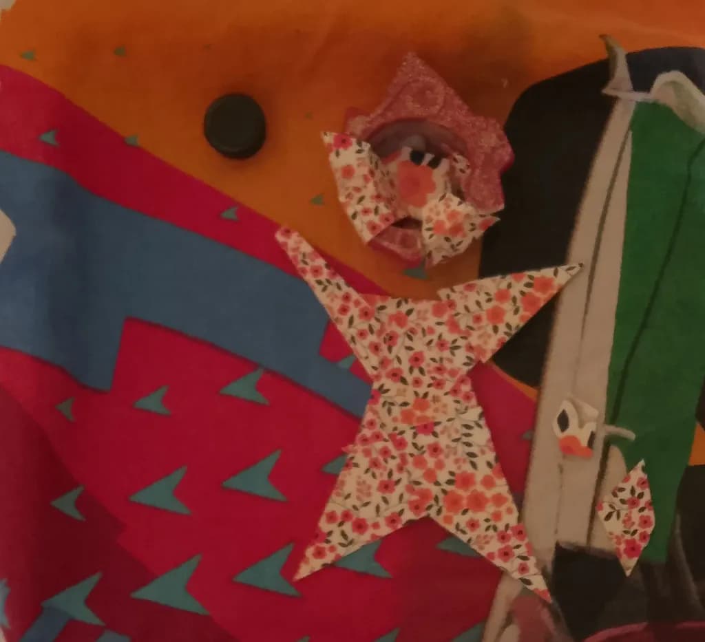Floral Origami Star