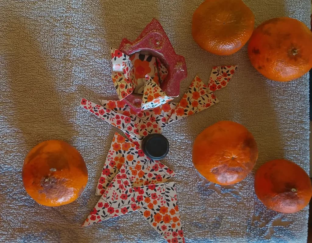 Origami Citrus Bloom