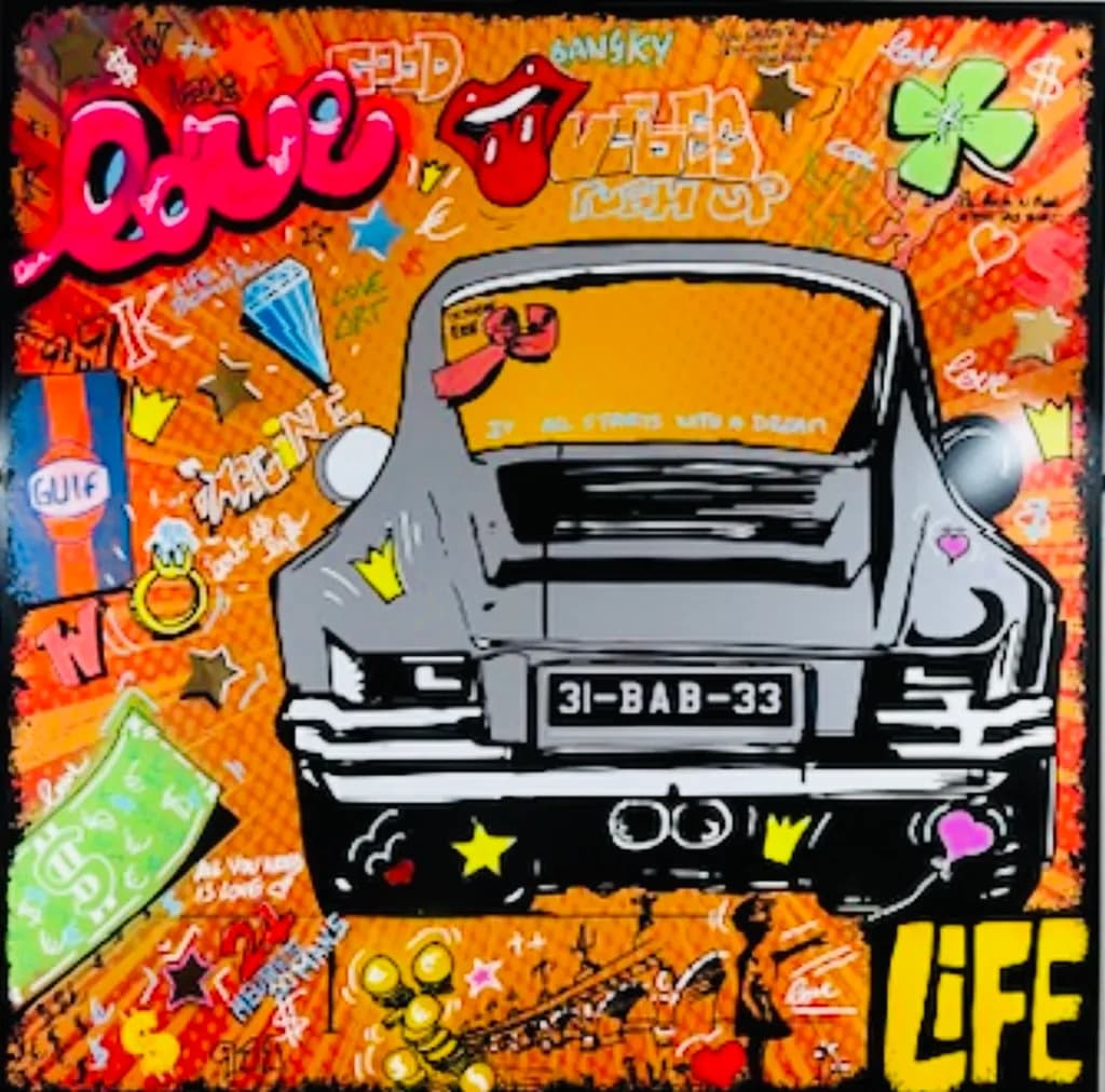 Vibrant Dreams: A Journey Through Love and Life in Urban Art