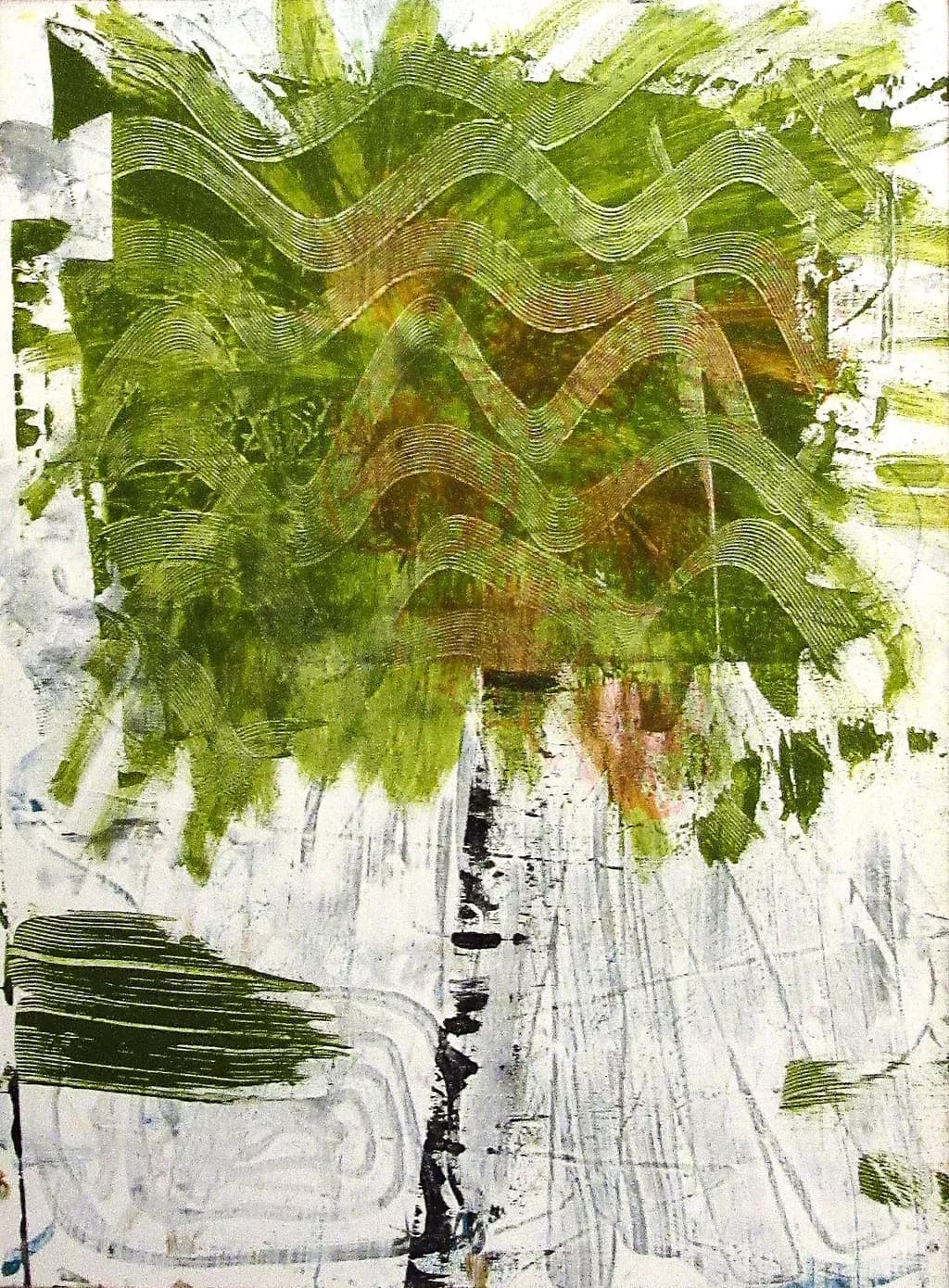 Whispers of Nature: A Vibrant Dance of Green and Texture