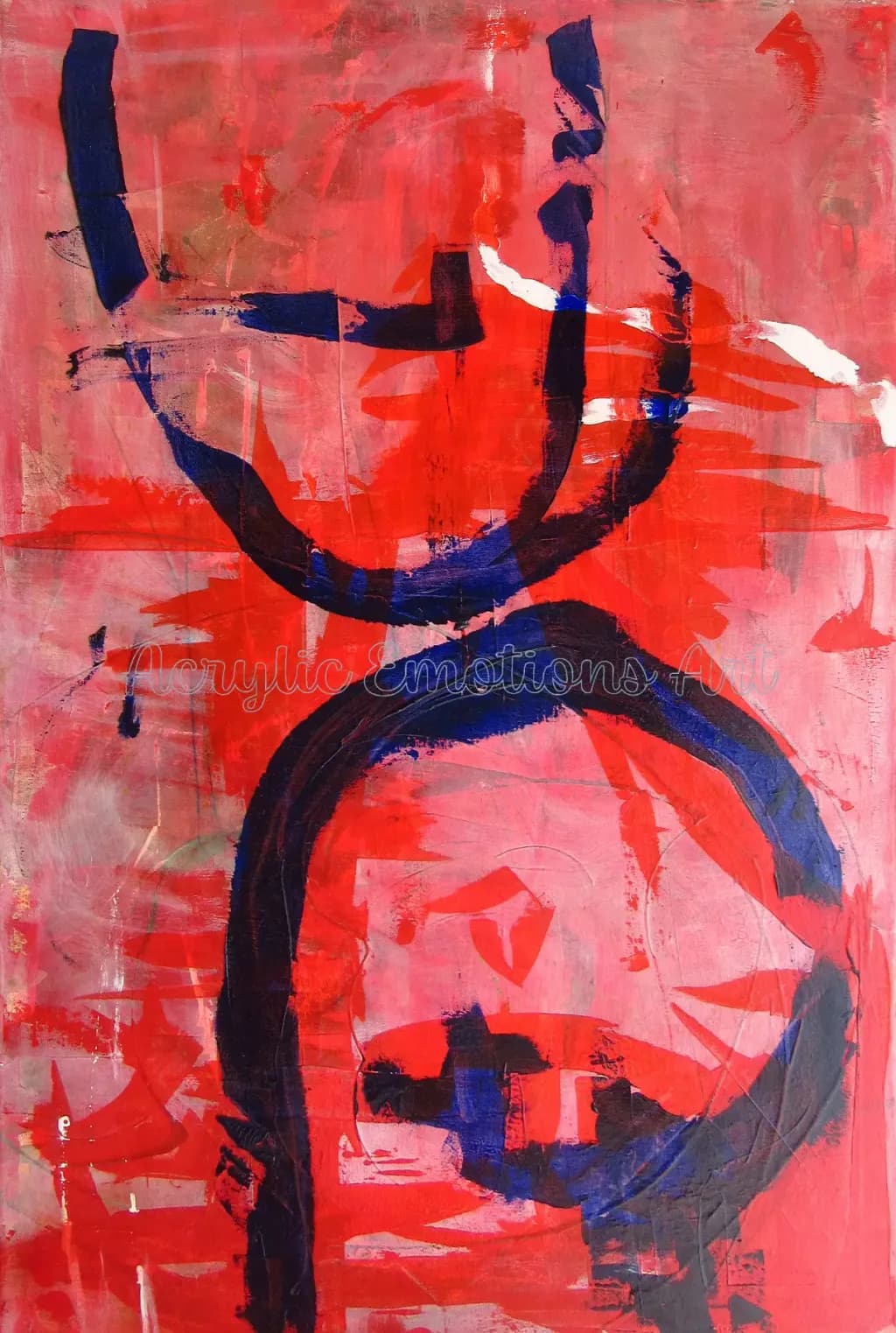 Bold Abstract Embrace