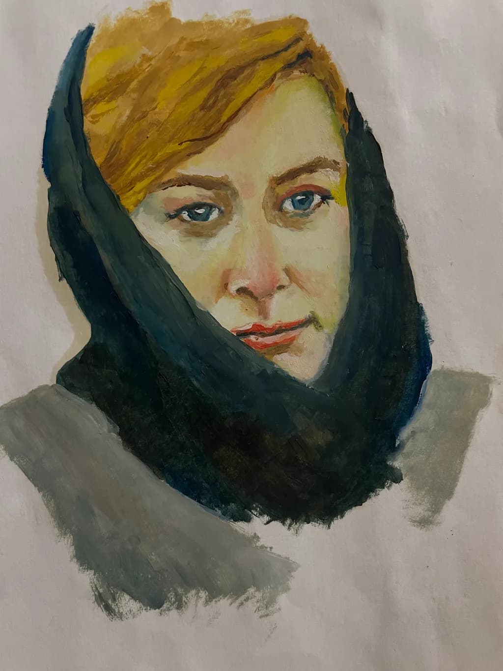 Whispers of Emotion: A Portrait in Color and Expression