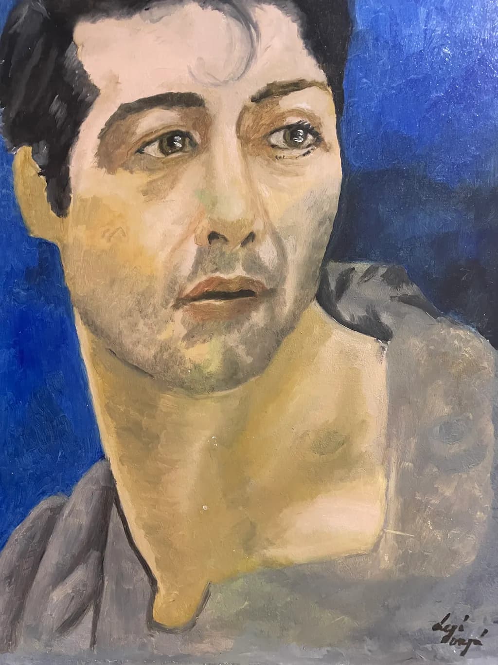 Ethereal Gaze: A Portrait of Contemplation and Emotion