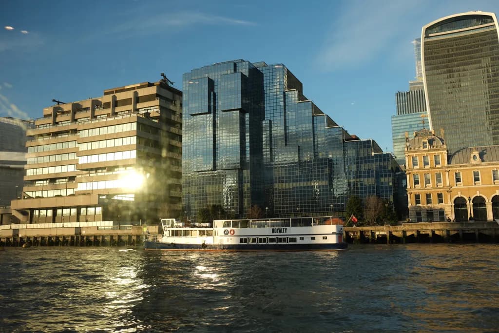 Urban Reflections: A Serene Journey Through City Waters