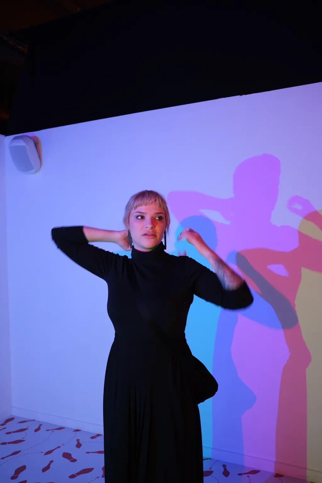 Shadows of Expression: A Colorful Portrait Journey