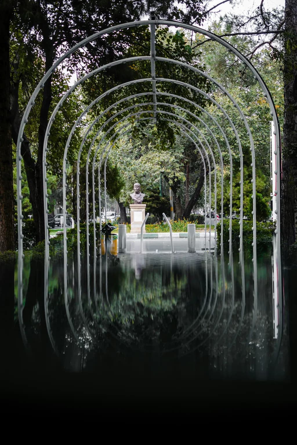 Whispers of Serenity: A Reflective Journey Through the Archway of Nature