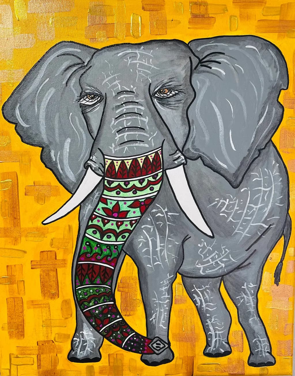 Majestic Elephant: A Vibrant Tribute to Nature's Gentle Giant