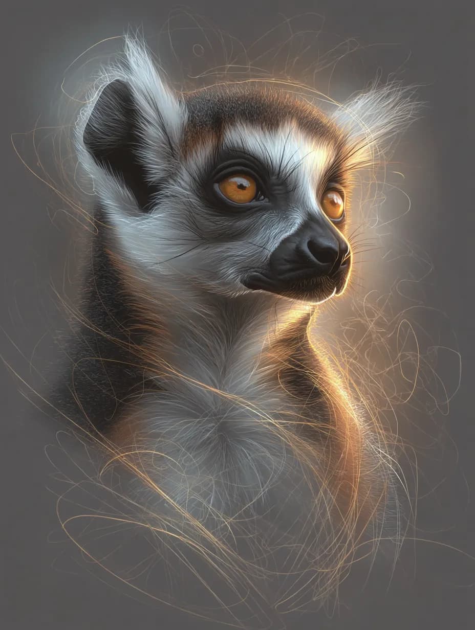 Lemur Portrait