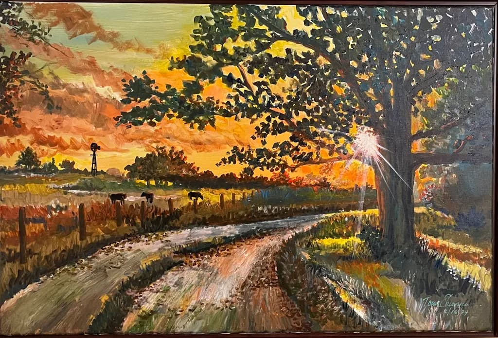 Country Road Sunset