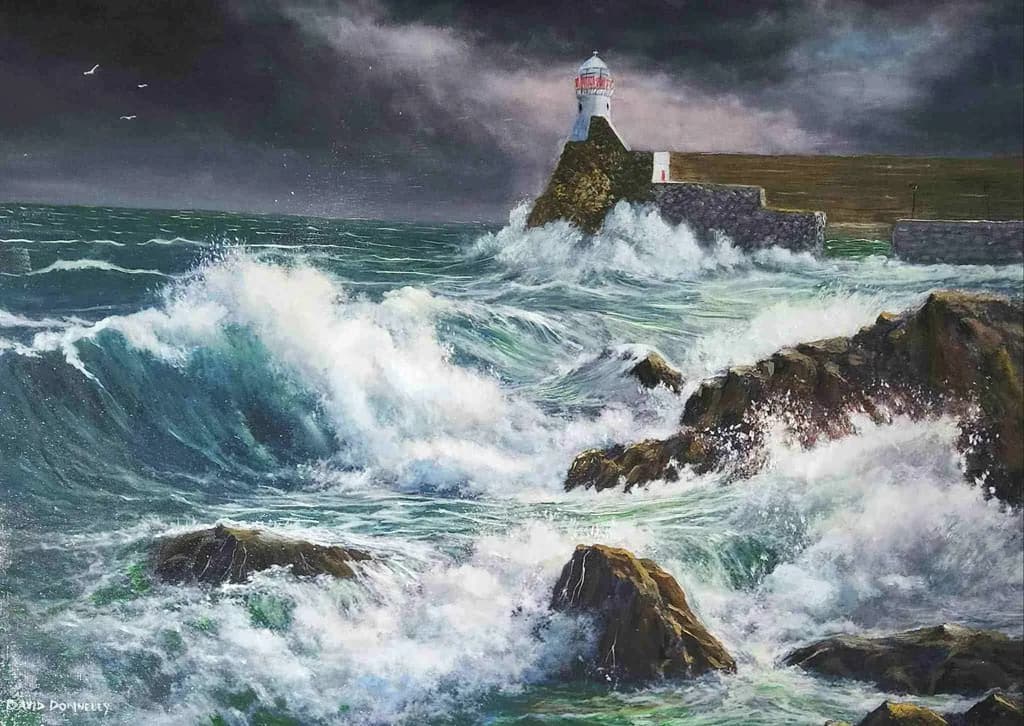 Rough Seas at Balbriggan