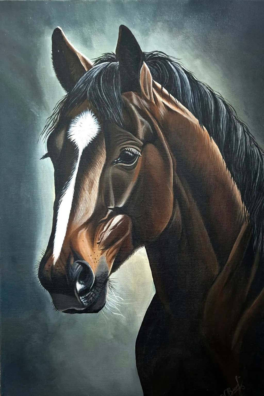 Majestic Equine Gaze: A Captivating Portrait of Strength and Grace