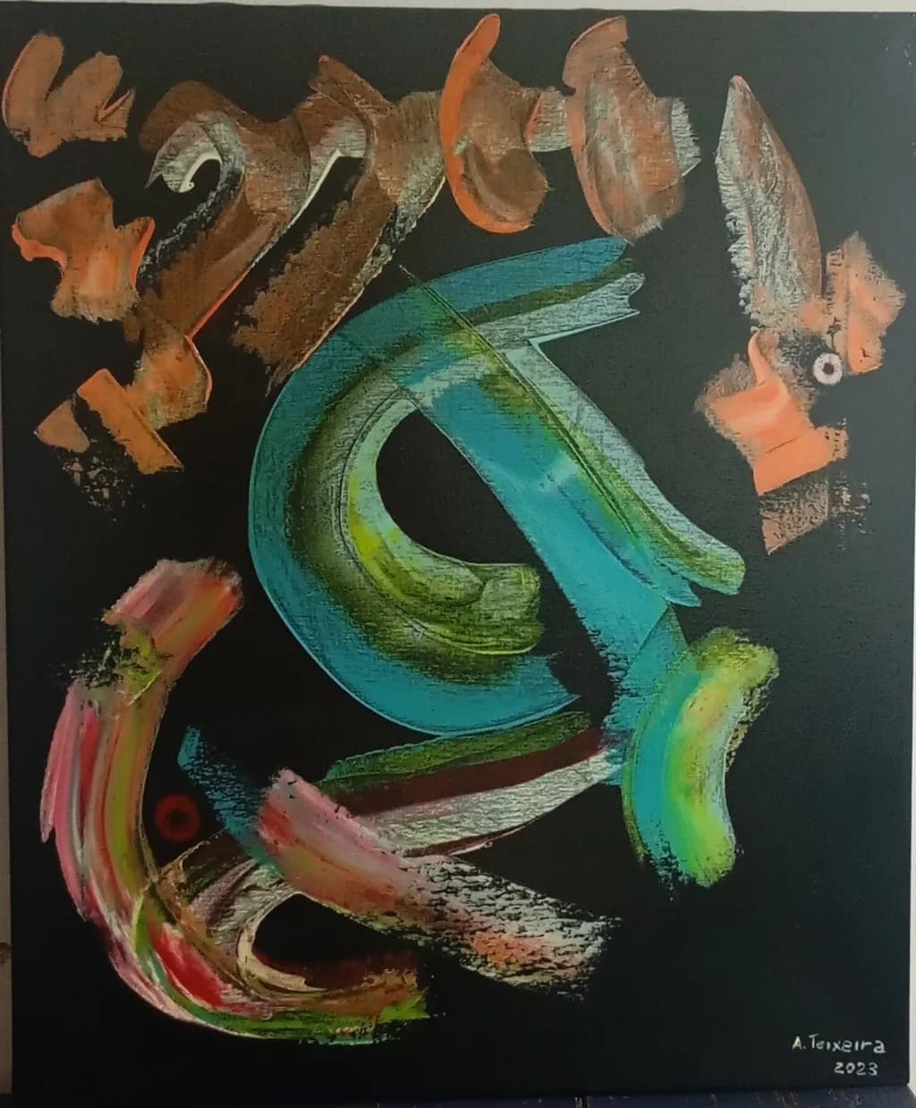Abstract Brushstrokes