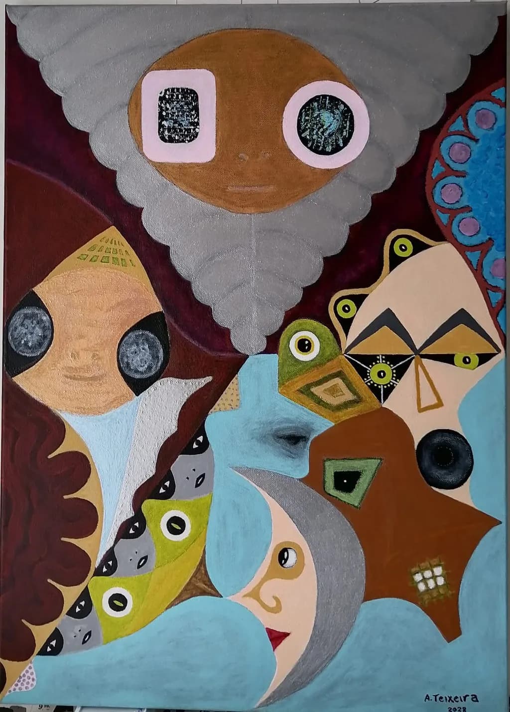 Abstract Faces Assembly