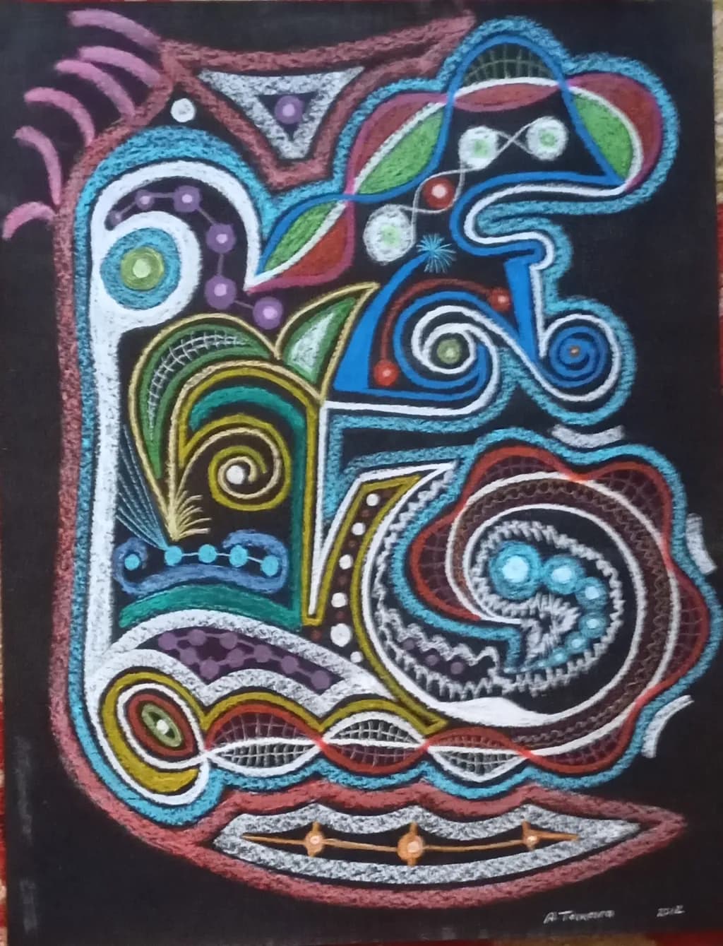 Abstract Spiral Composition
