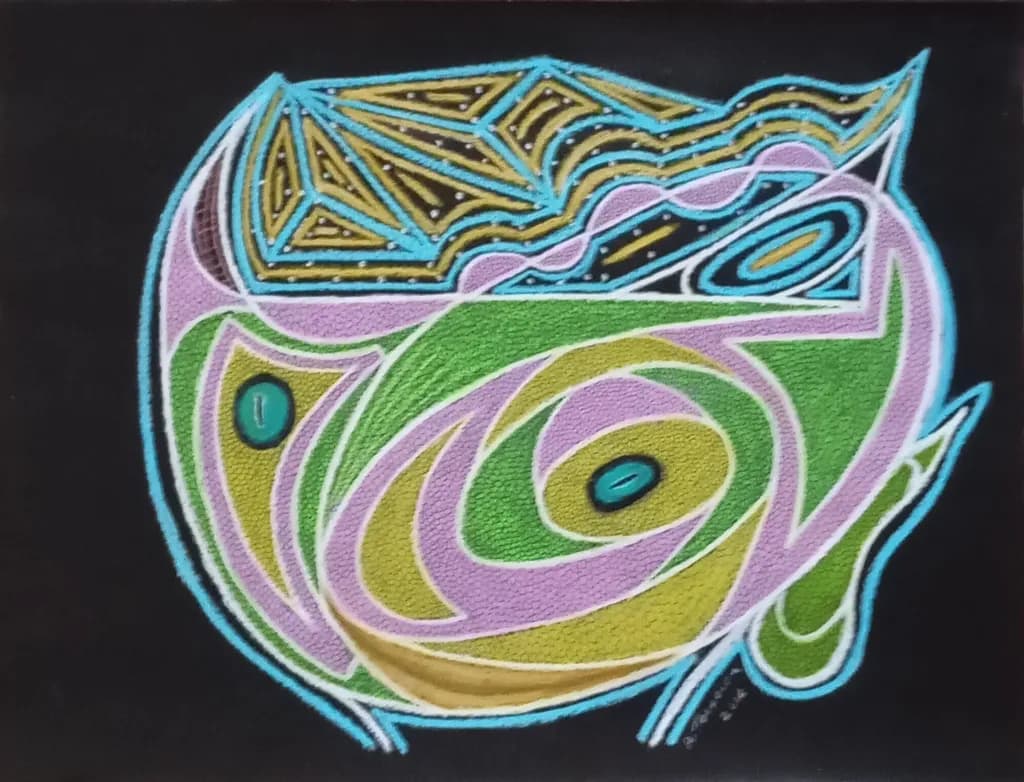 Abstract Fish Spiral