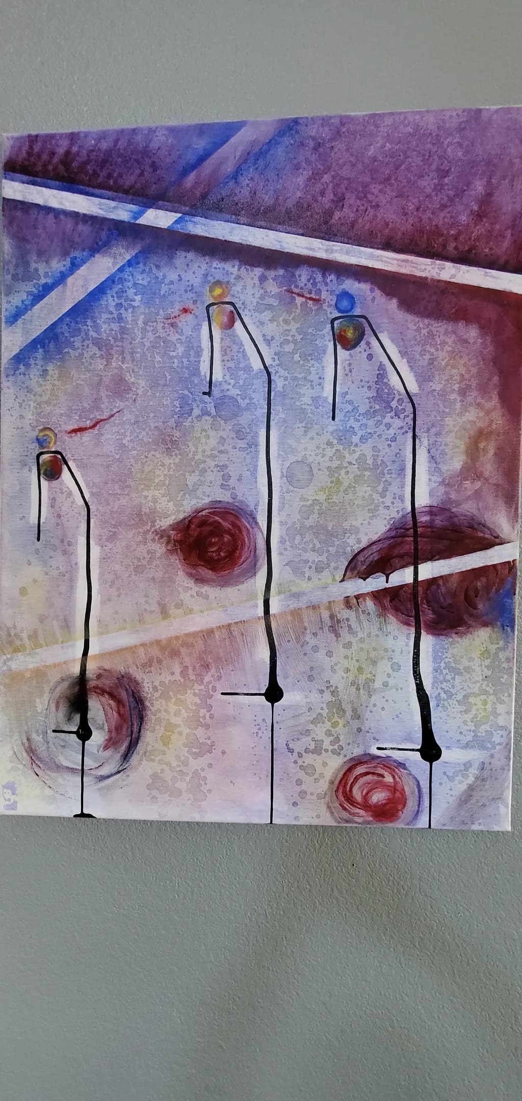 Whispers of Color: A Dance of Abstract Forms in Watercolor Harmony