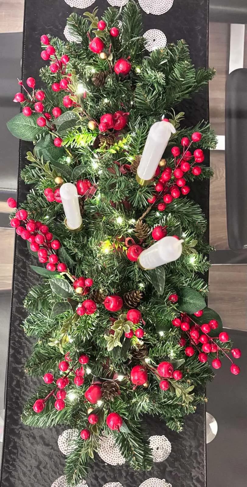 Festive Glow Centerpiece