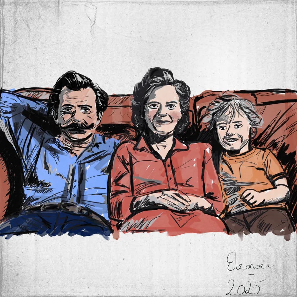 Family Couch Chronicles: A Whimsical Portrait of Togetherness and Laughter