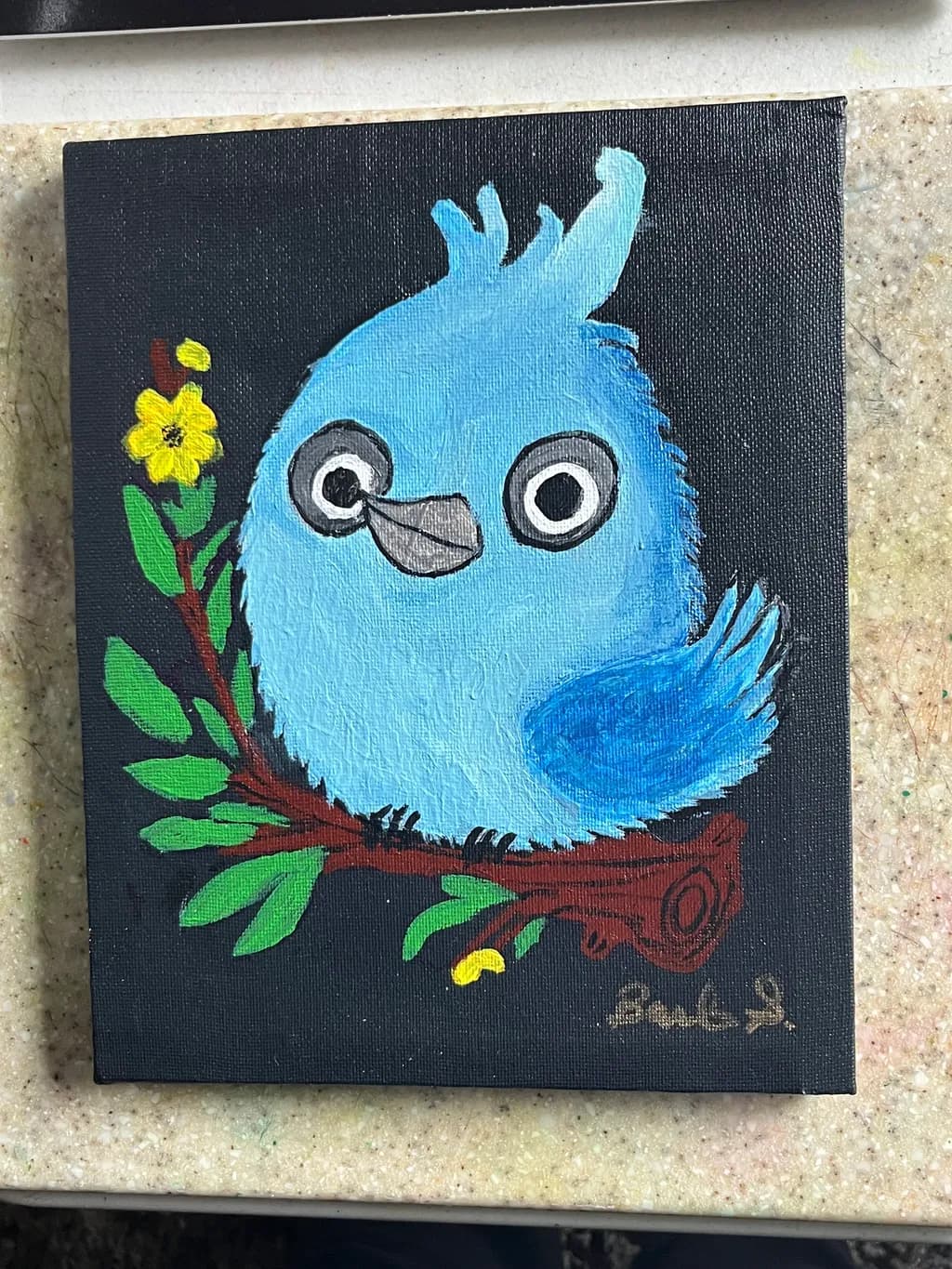 Bluebird on Bough